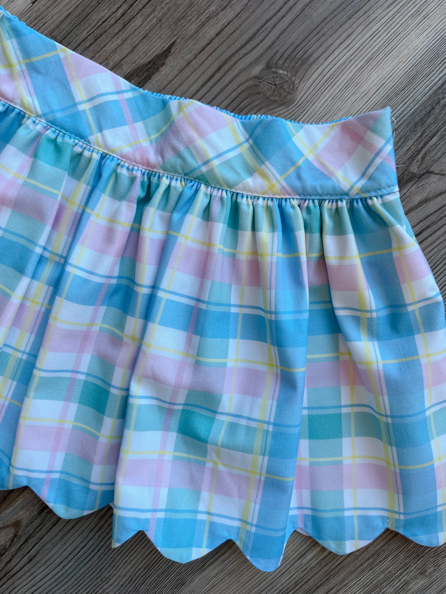 SUSIE PLAID SKIRT