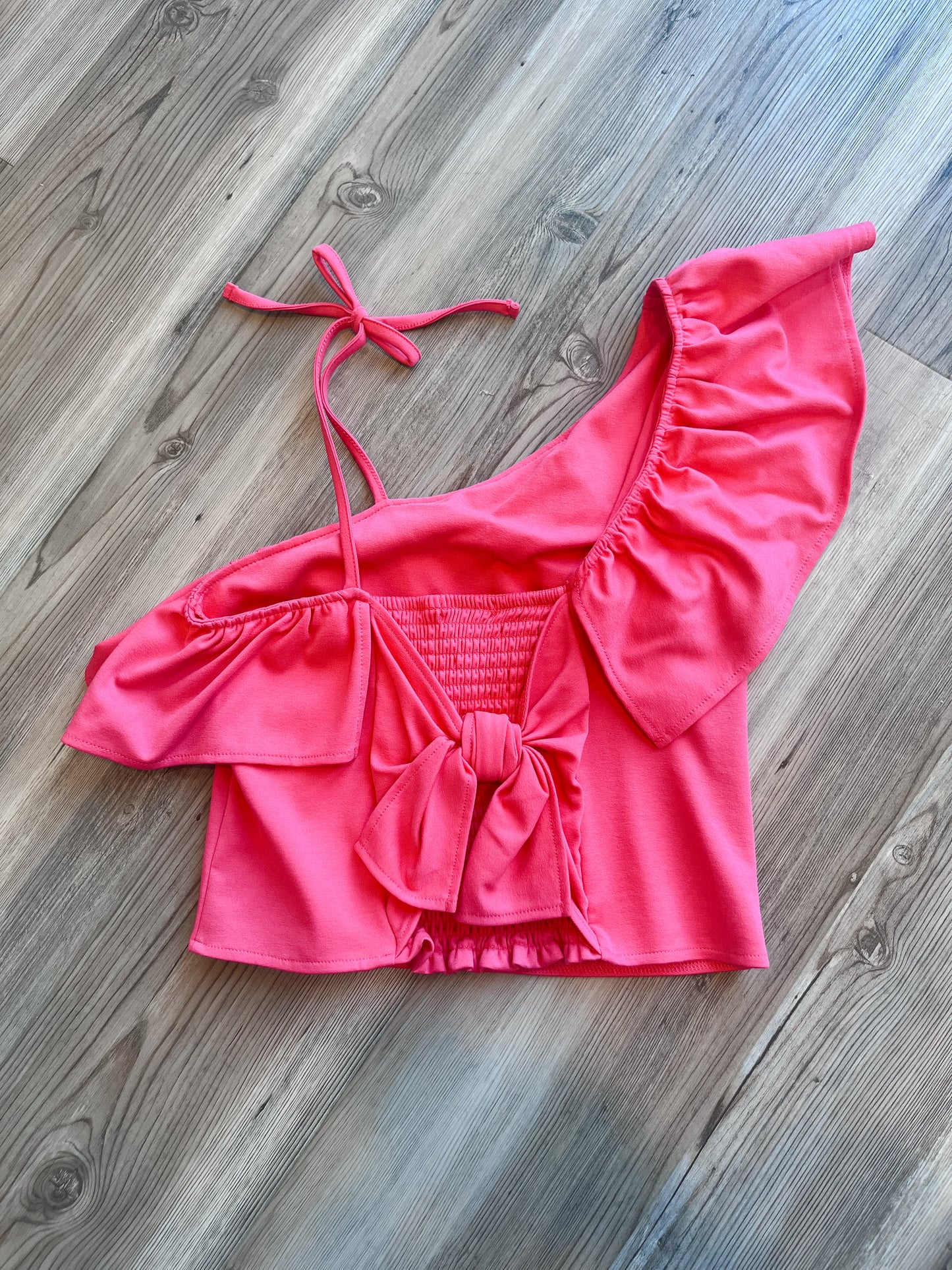 BOW BACK SHORT SET