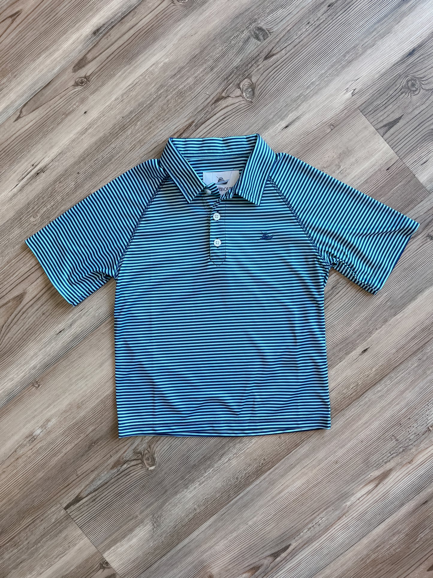 BLUE STRIPED POLO
