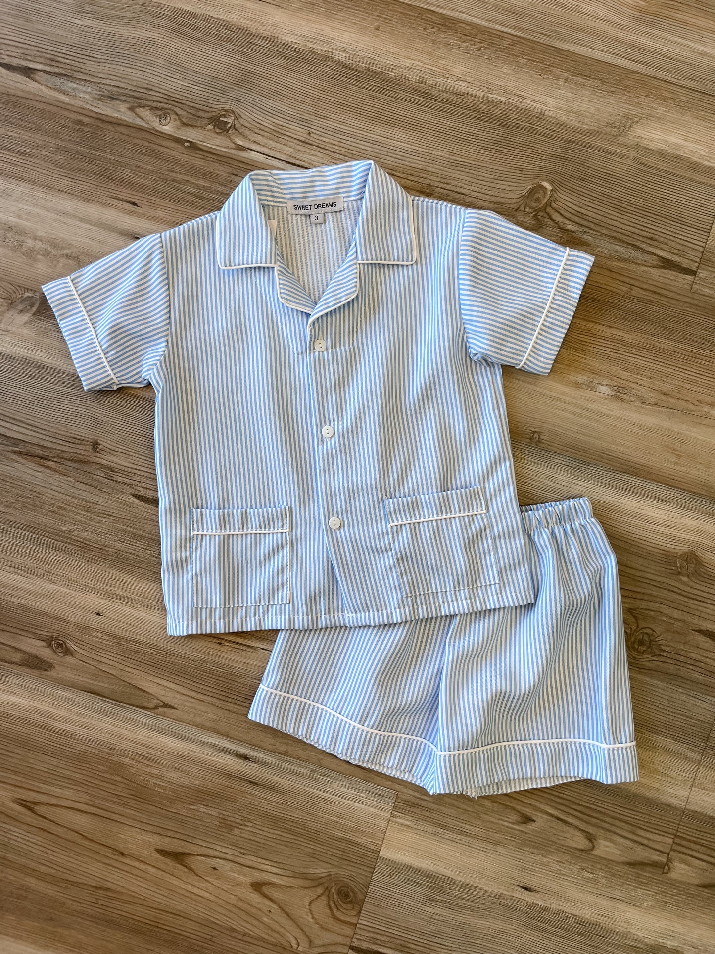 BLUE STRIPES PJ SET