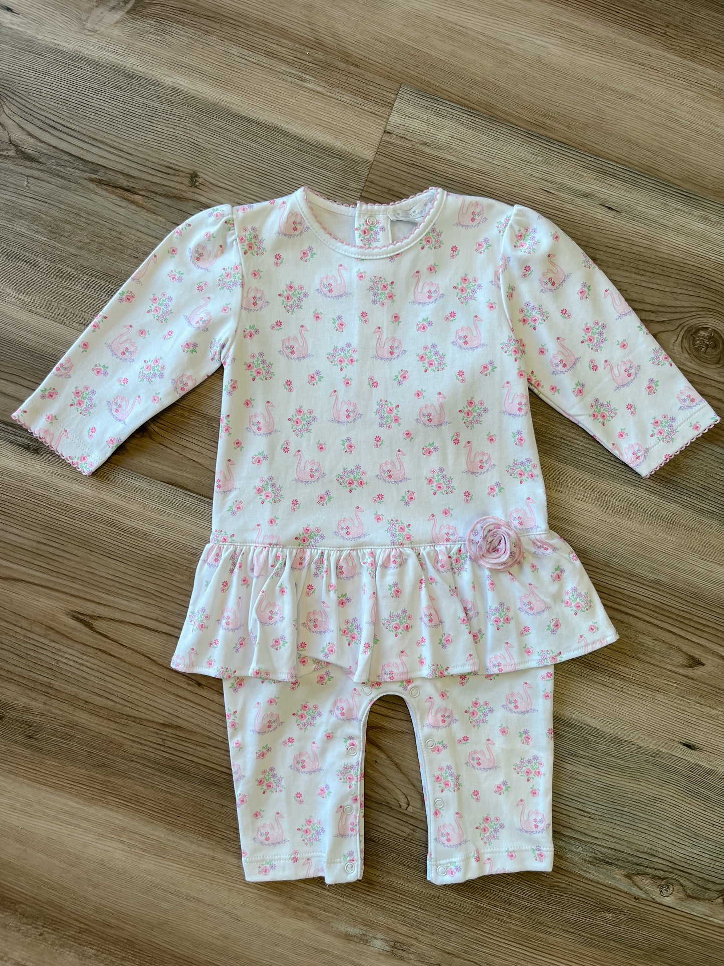 SWAN BLOSSOM PLAYSUIT