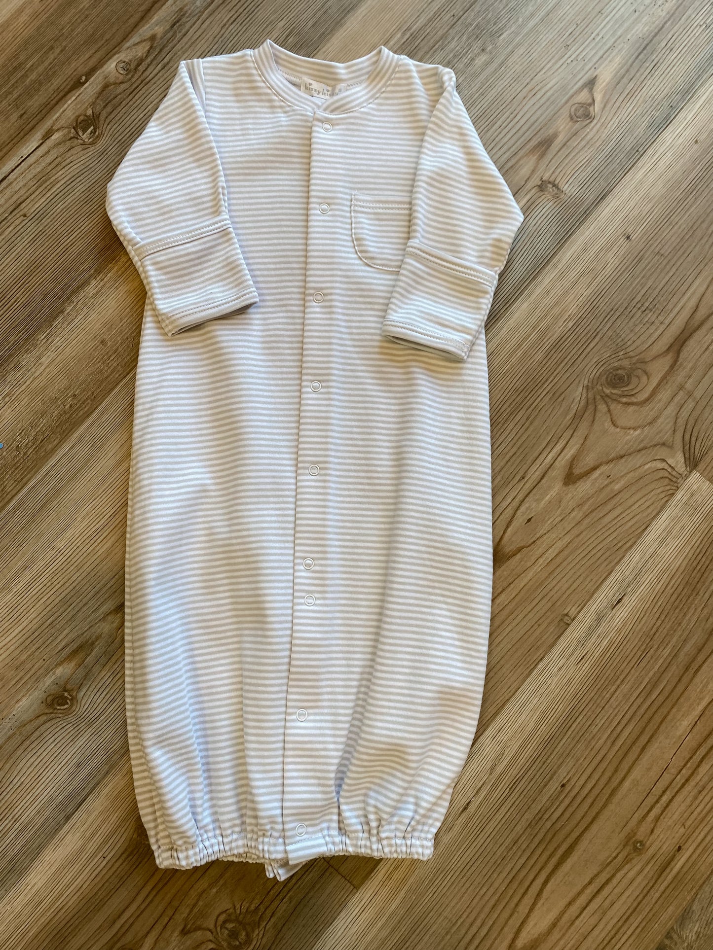 SILVER STRIPES CONVERTOR GOWN