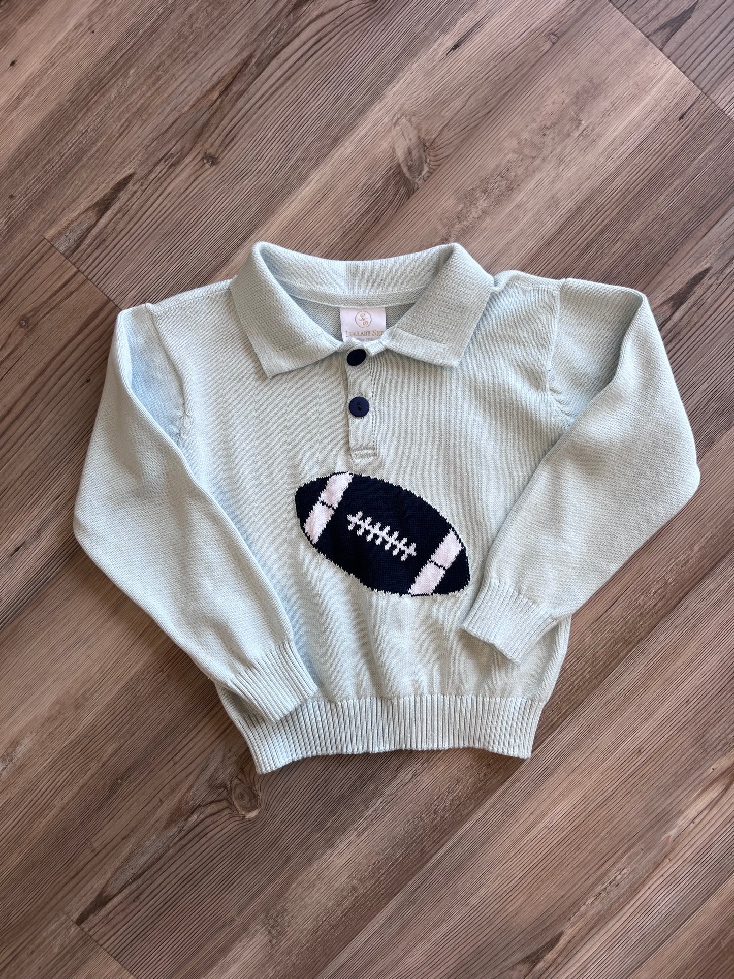 BLUE FOOTBALL SWEATER