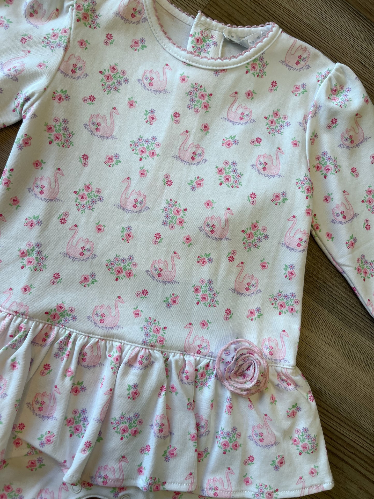 SWAN BLOSSOM PLAYSUIT