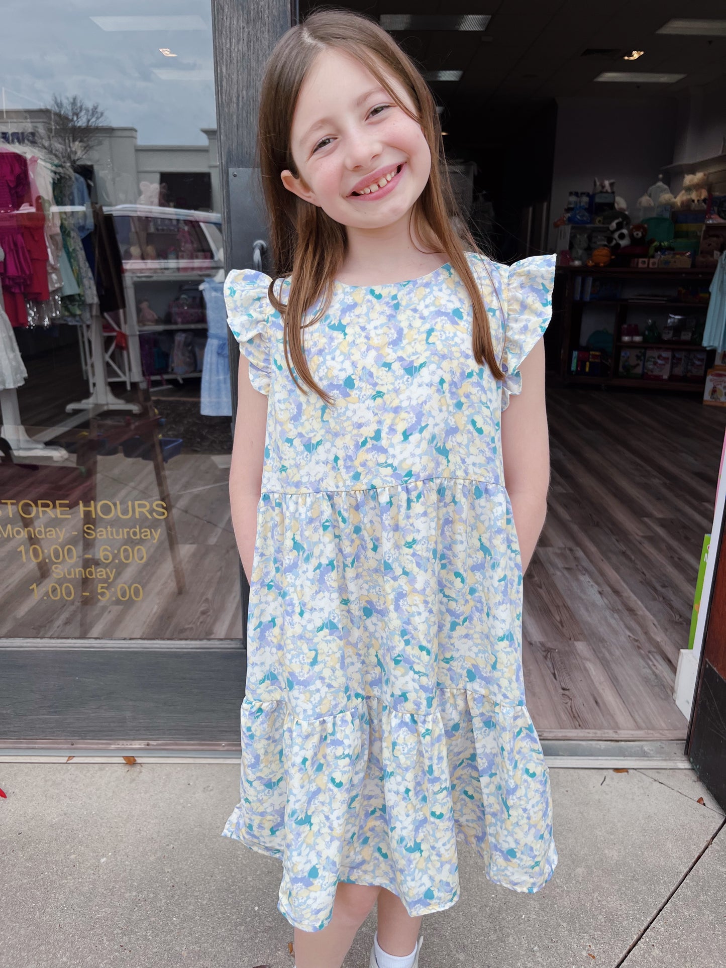 SPRING FLORAL DRESS