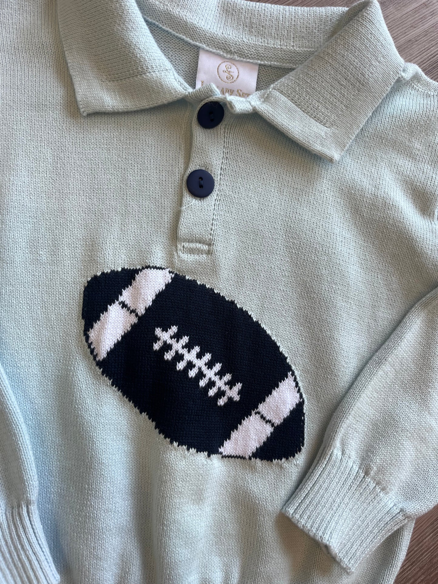 BLUE FOOTBALL SWEATER