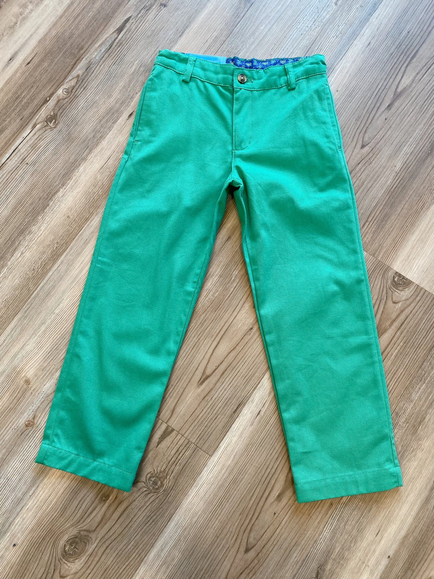 GREEN TWILL PANTS