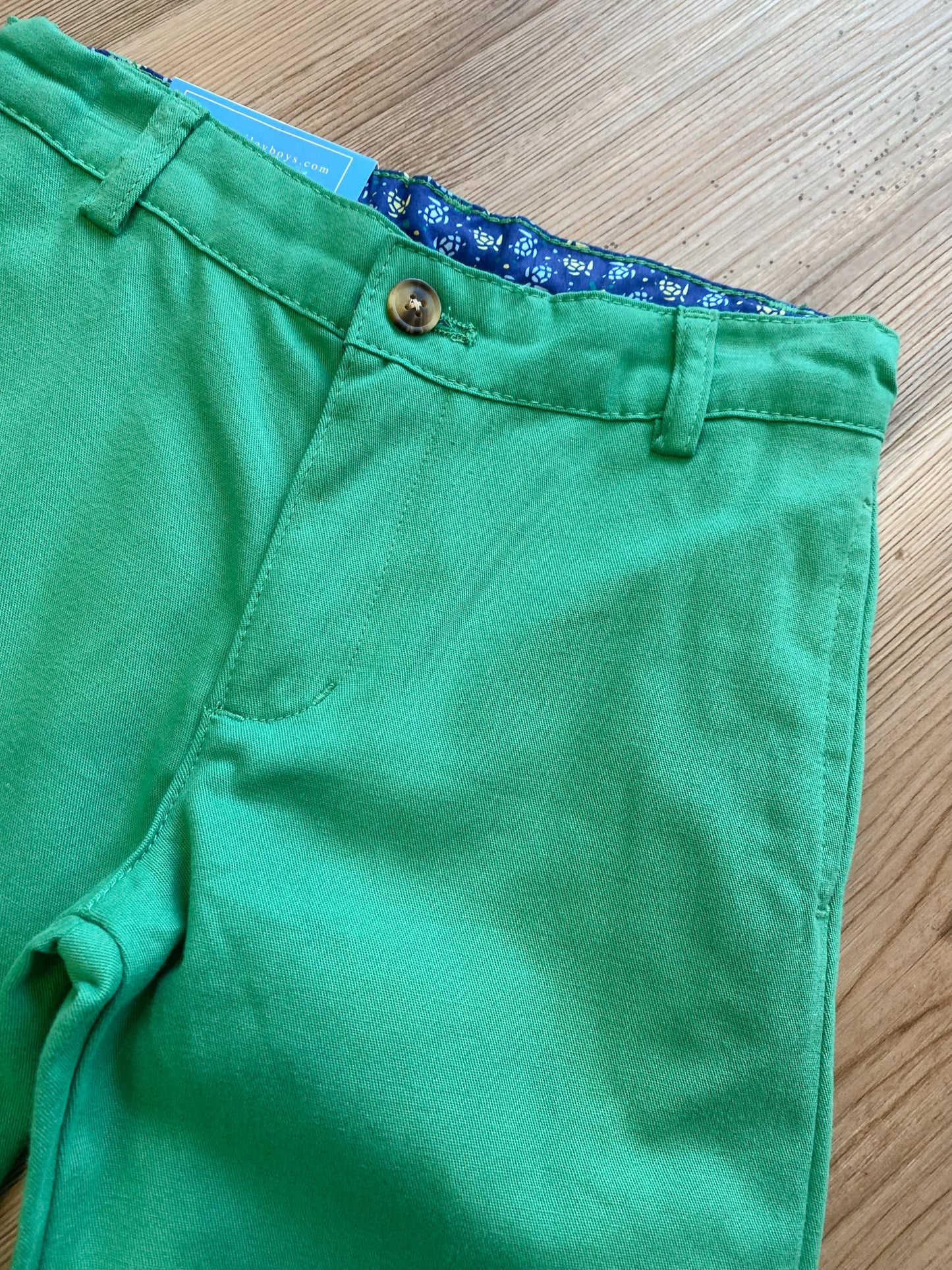 GREEN TWILL PANTS