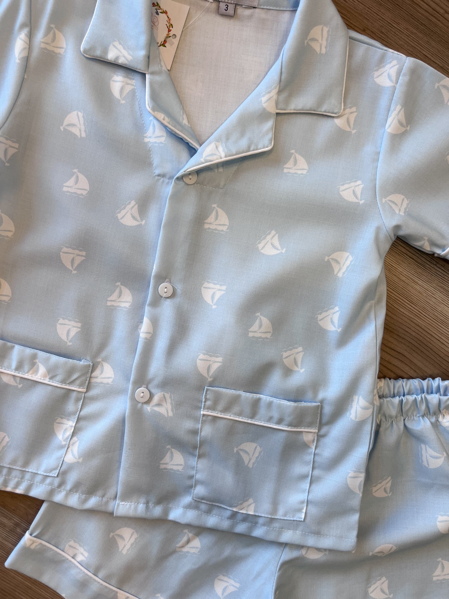 BLUE SAILBOAT PJ