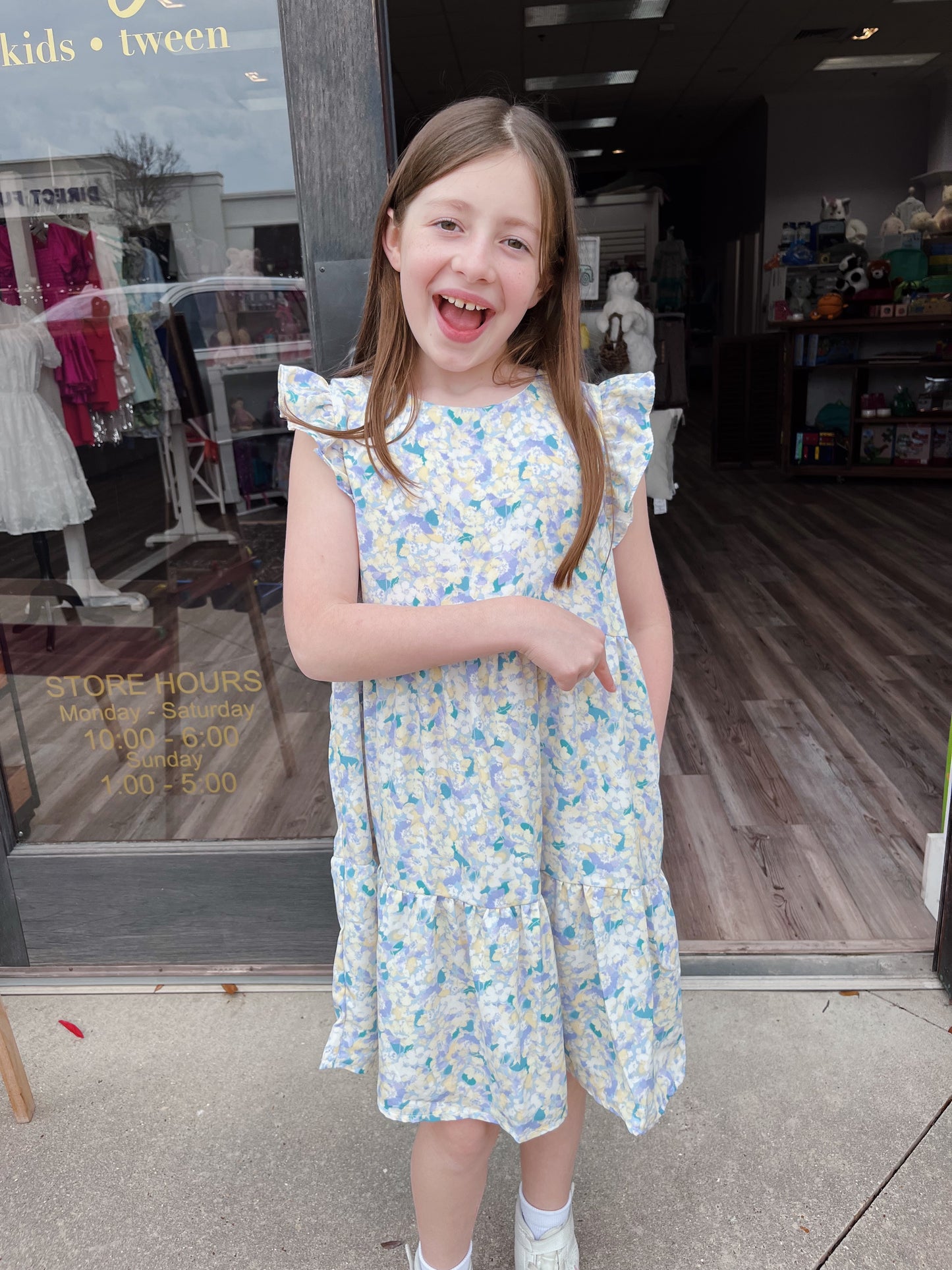 SPRING FLORAL DRESS