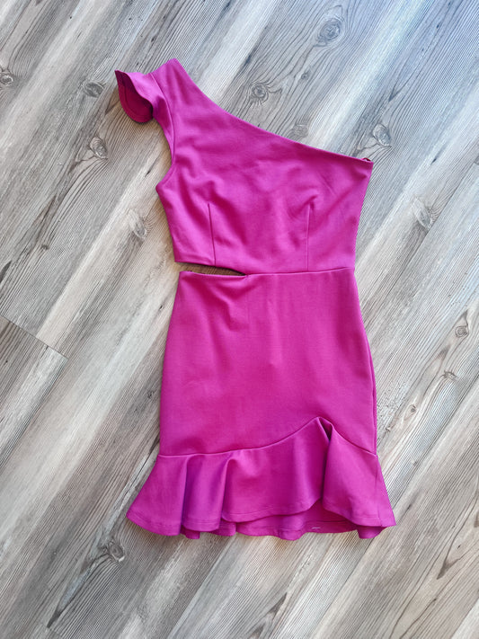 FATIMA FUSCHIA RUFFLE