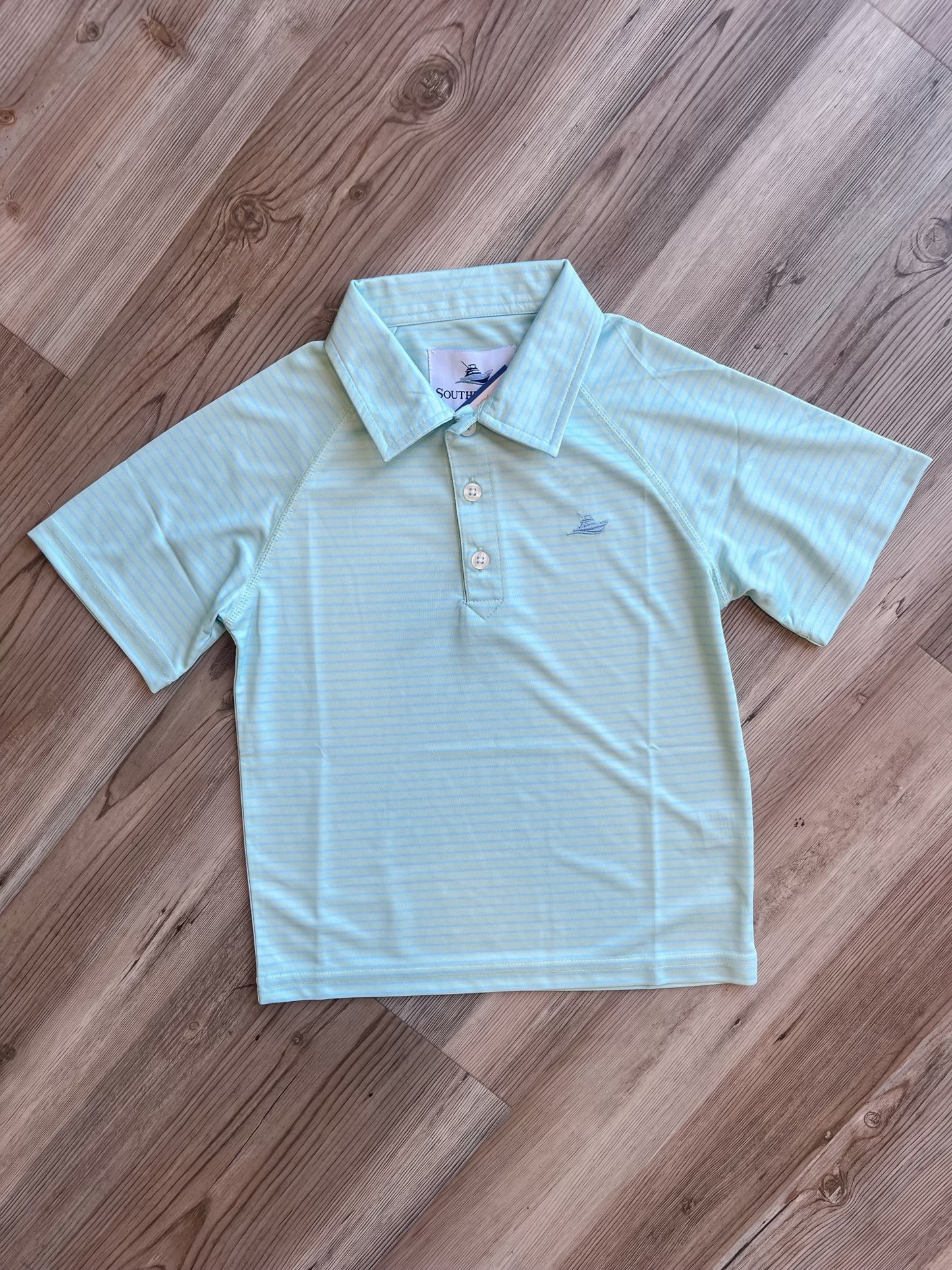 MYTCH BOYS POLO CASCADE/AQUA