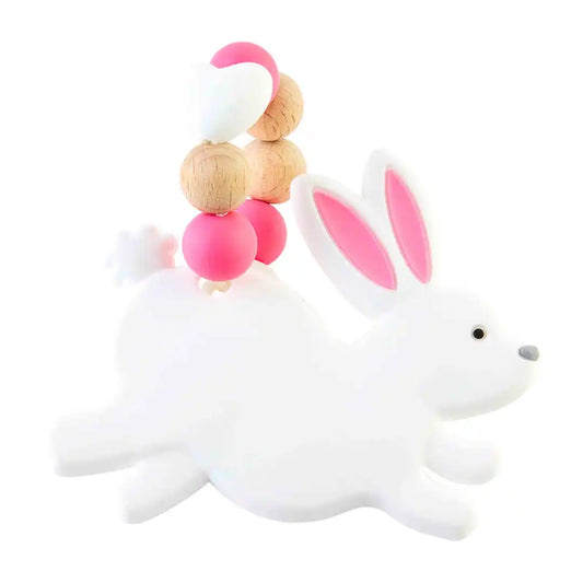 PINK BUNNY TEETHER