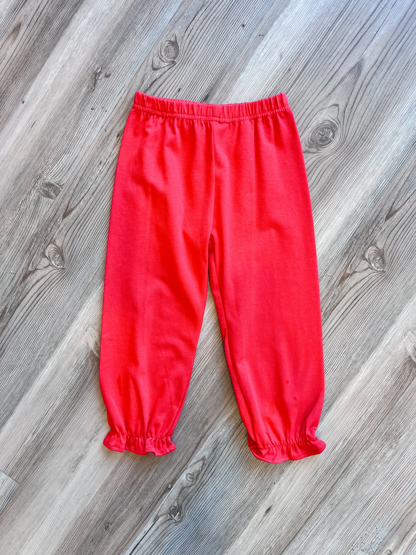 RED BLOOMER PANTS