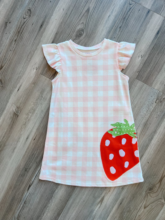 STRAWBERRY TSHIRT DRESS