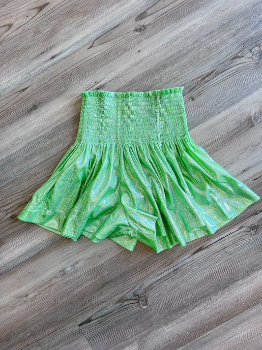 LUCY LIME SWING SHORTS