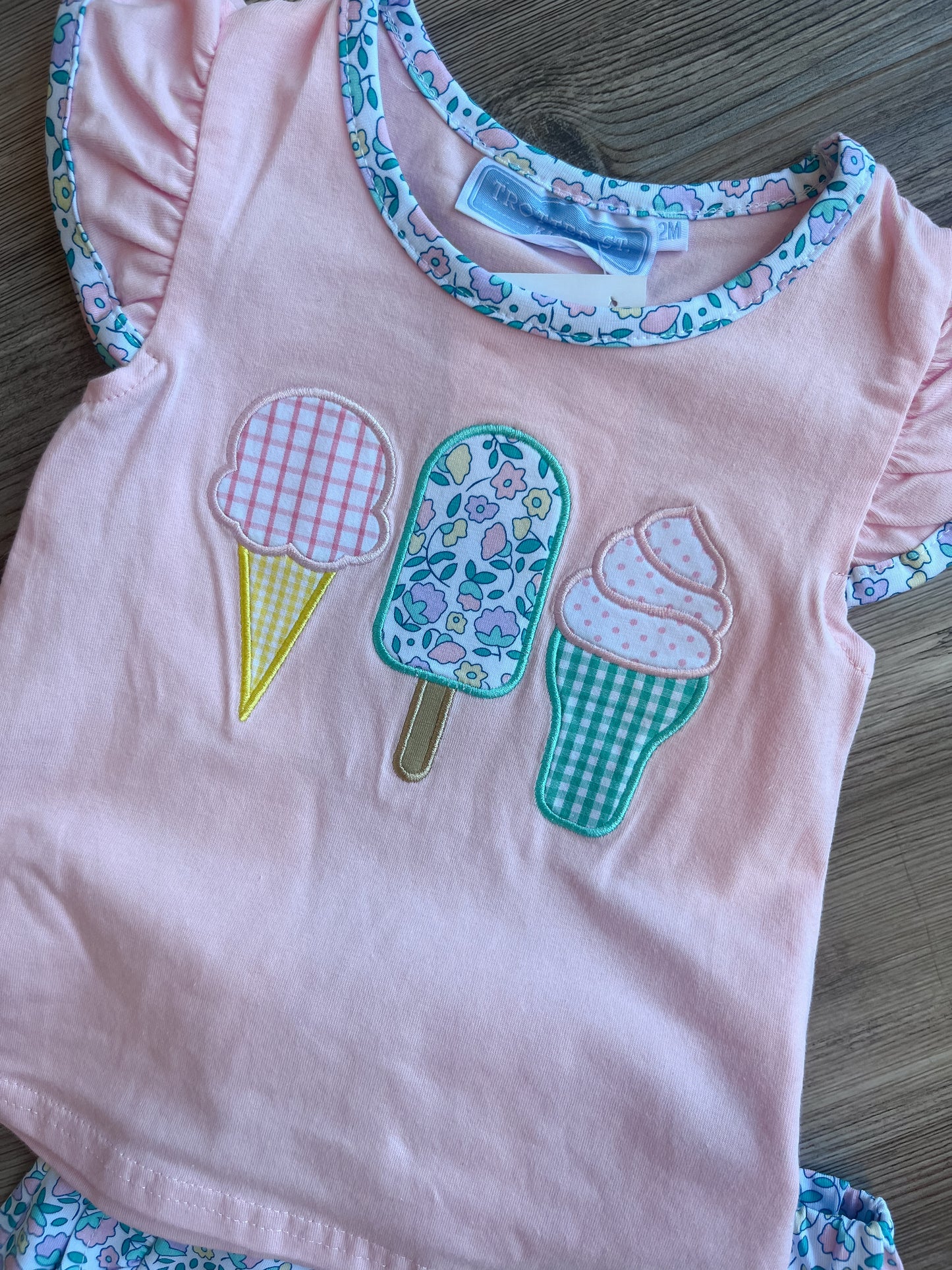 ICE CREAM SOCIAL SHORT SET