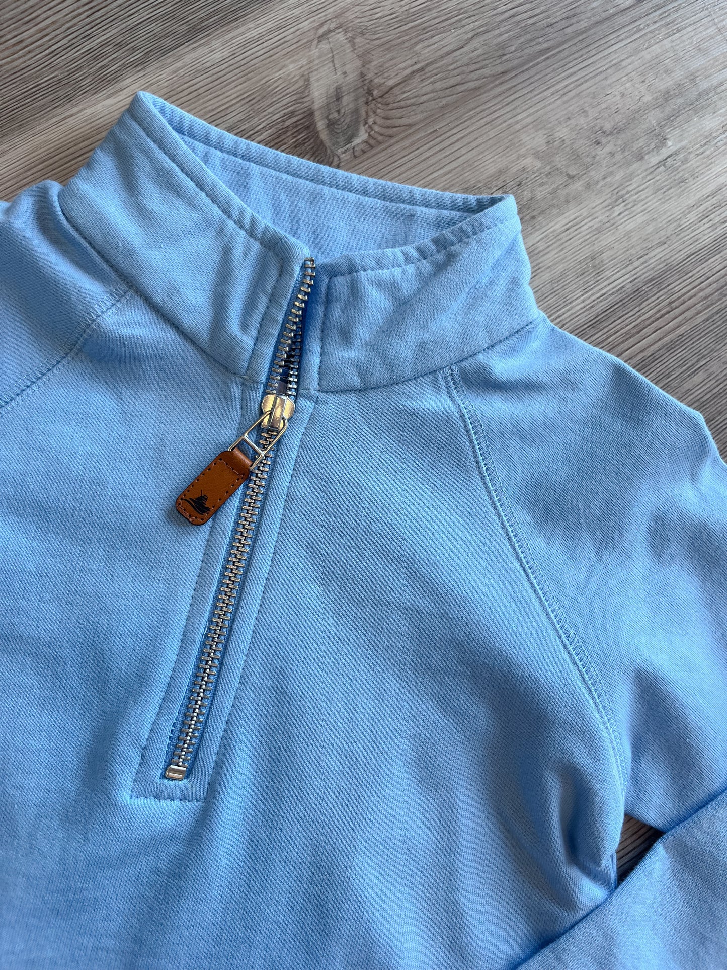 LIGHT BLUE 1/4 ZIP JACKET