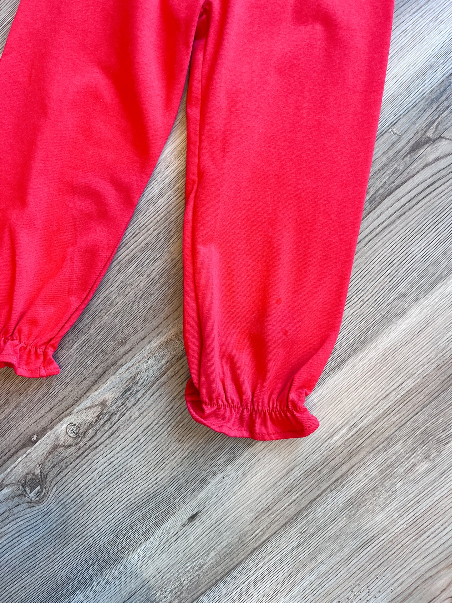 RED BLOOMER PANTS