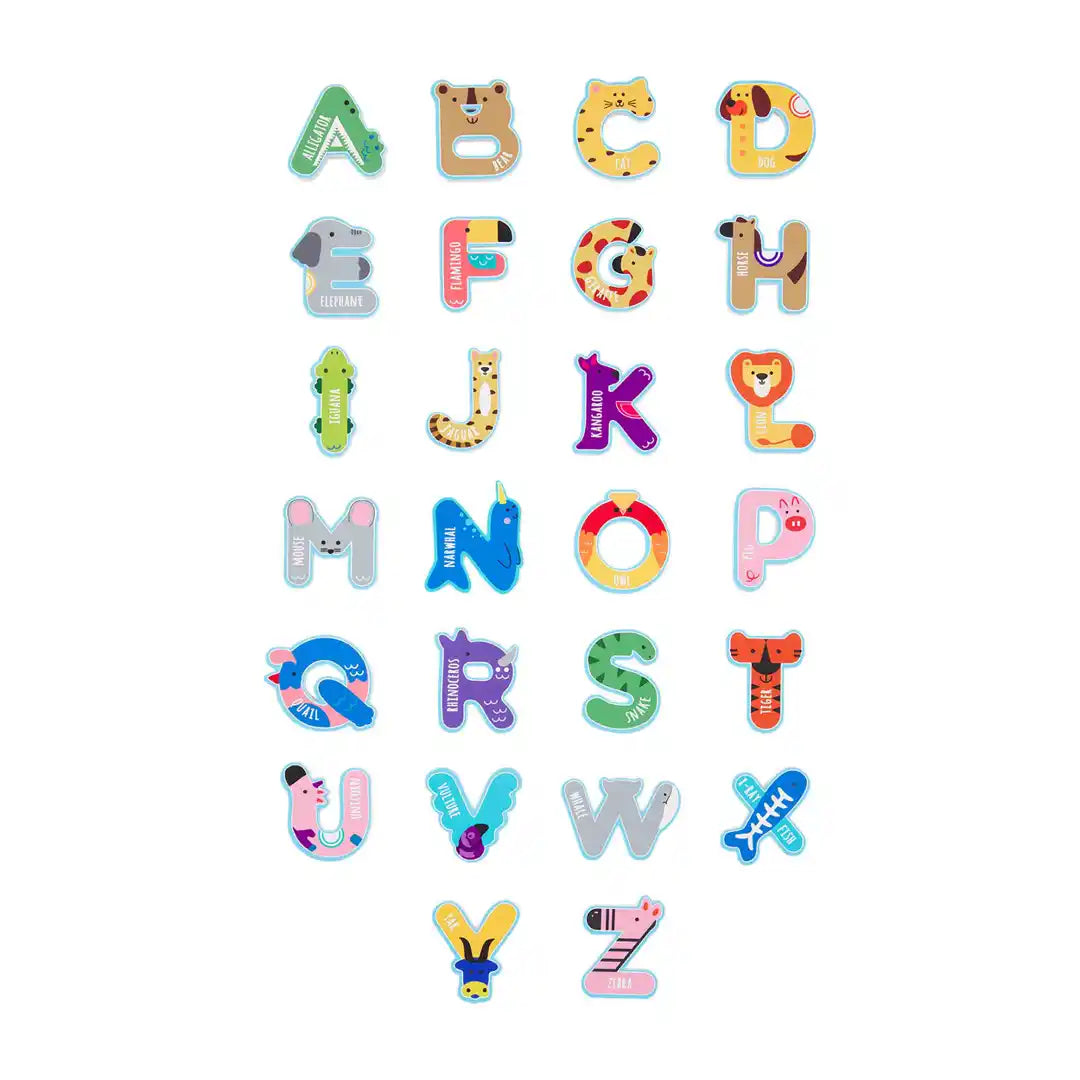 ALPHABET STICKABLE BATH SHAPES