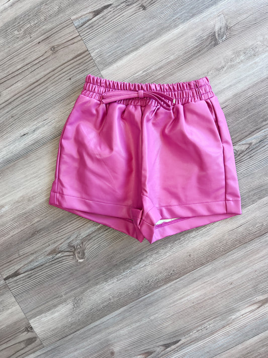 PINK SPLASH VEGAN SHORTS