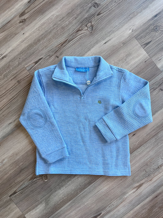 GLENN HEATHER BLUE HALF ZIP