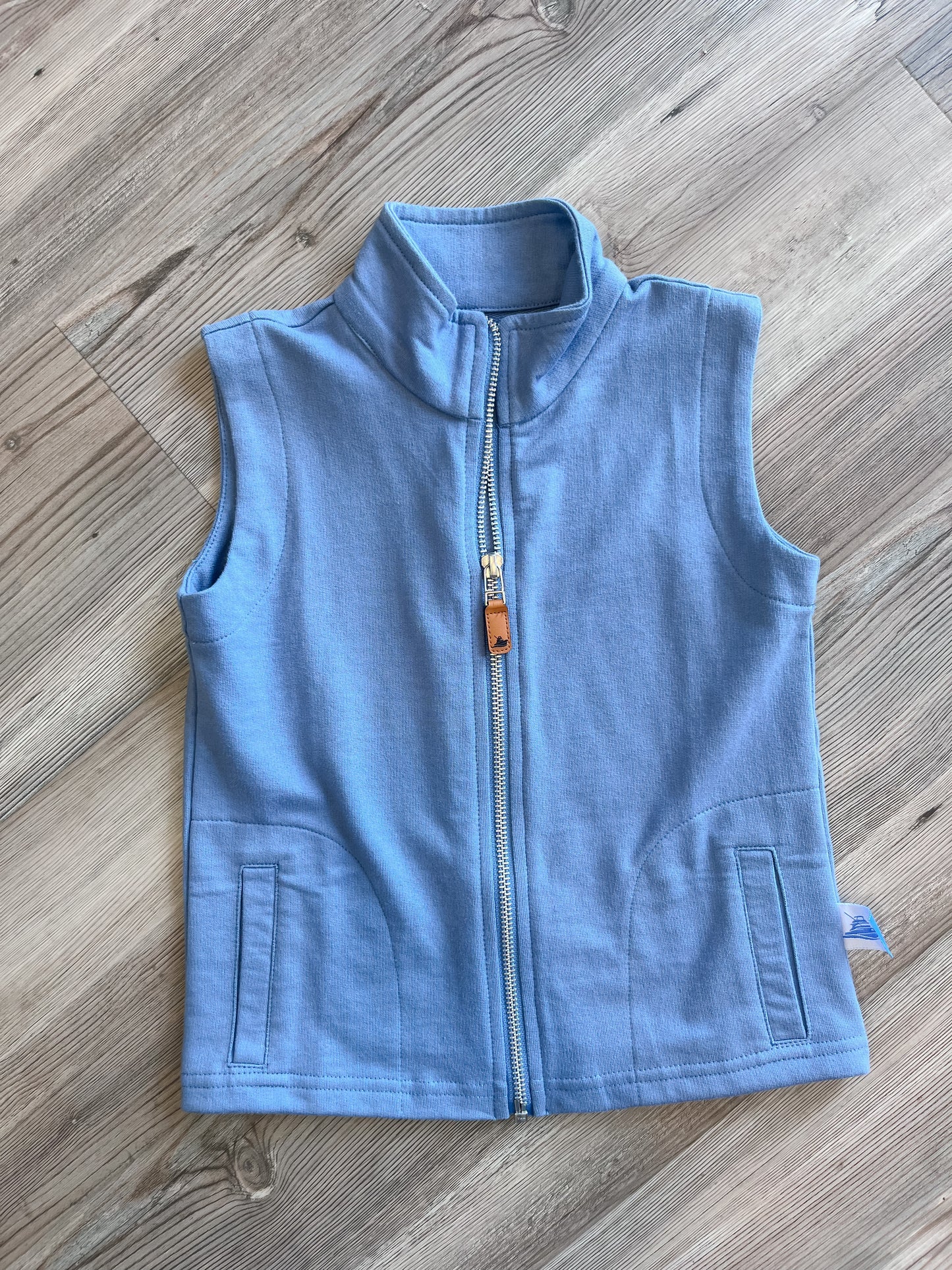 CLASSIC BLUE KNIT VEST