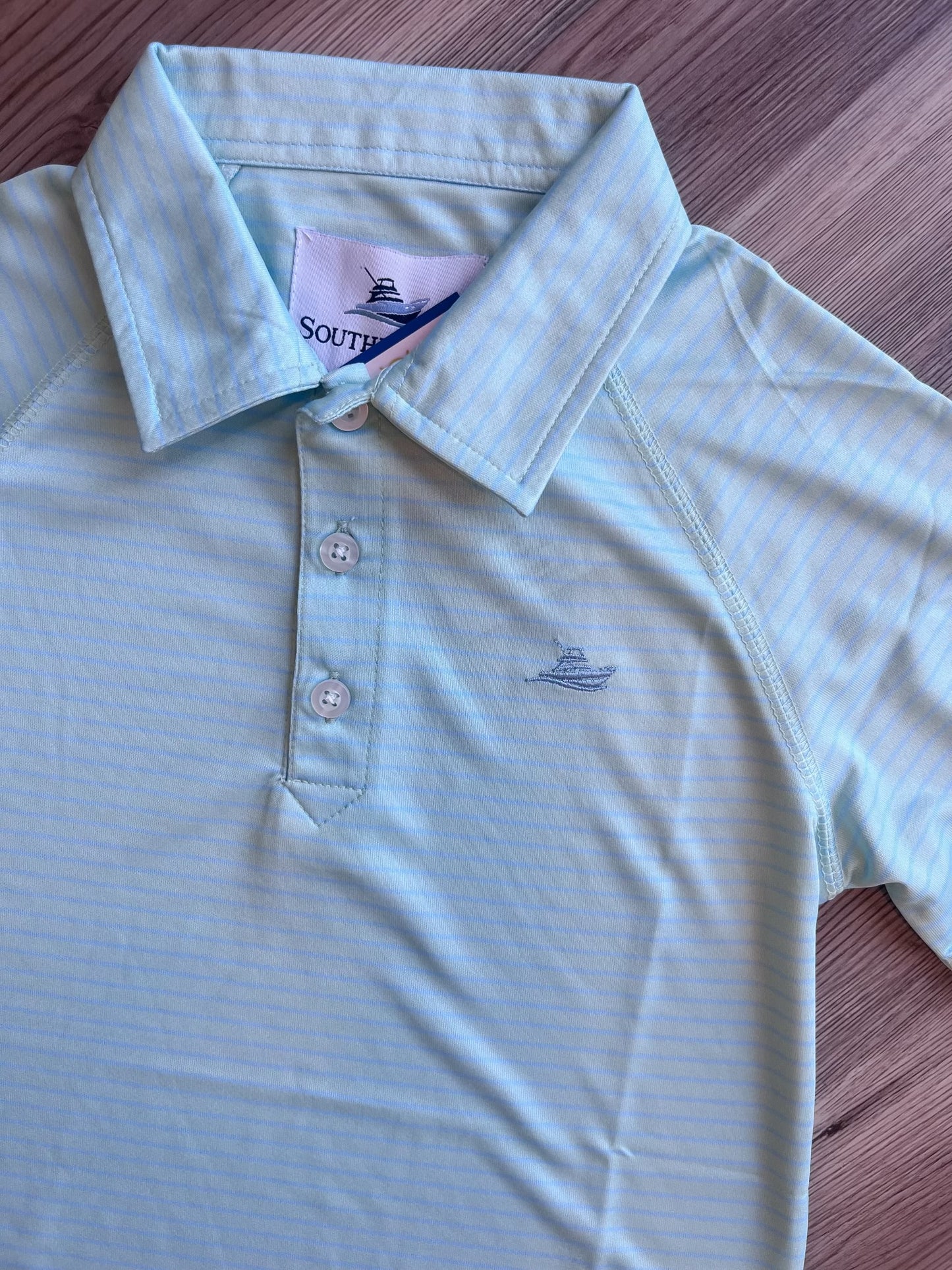 MYTCH BOYS POLO CASCADE/AQUA