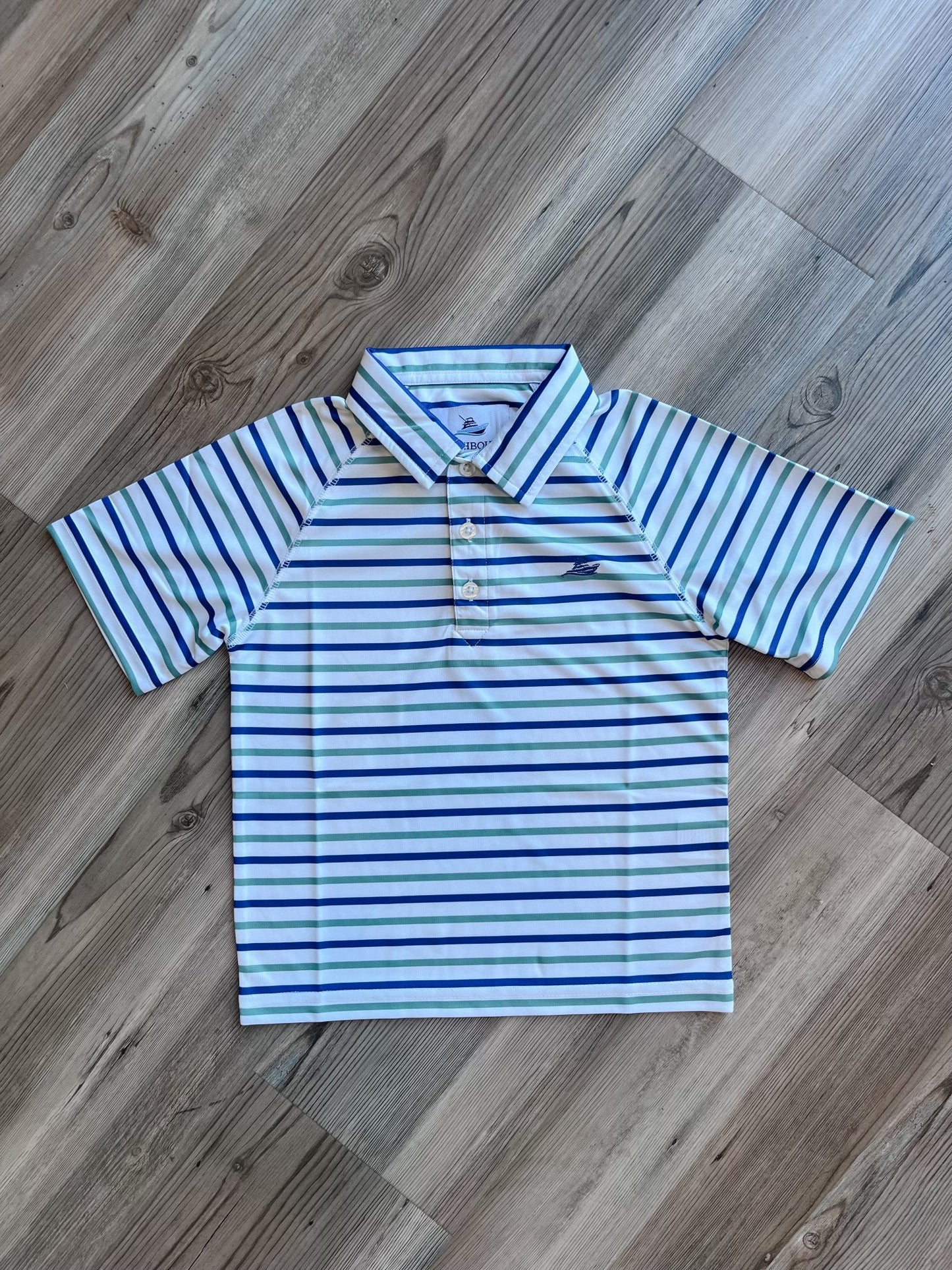 CADE NAVY/GREEN POLO