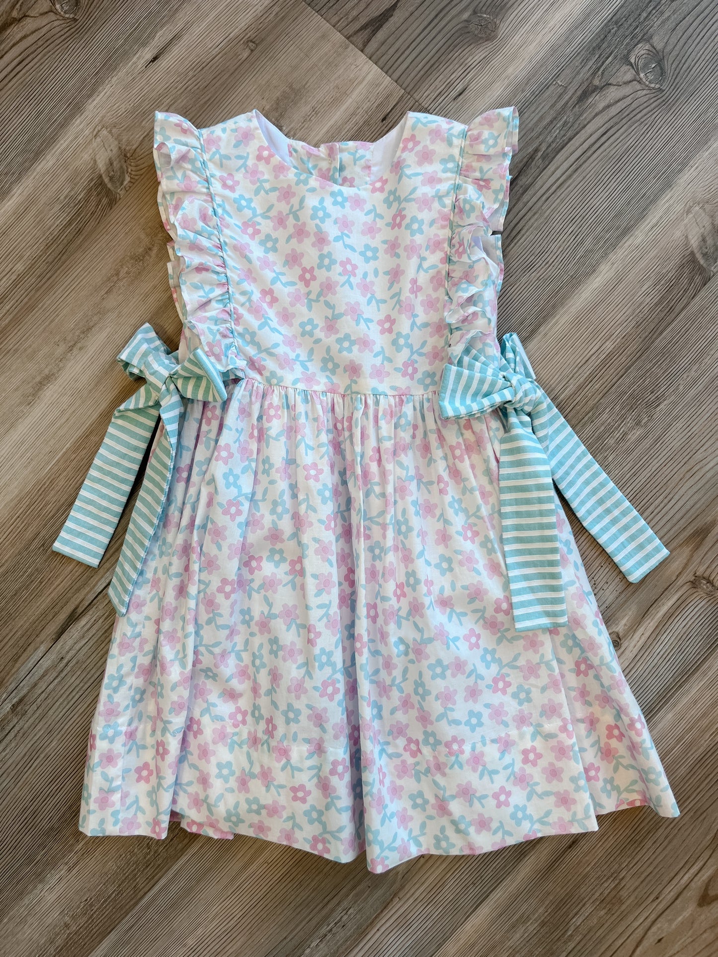 FLORAL RUFFLE DRESS