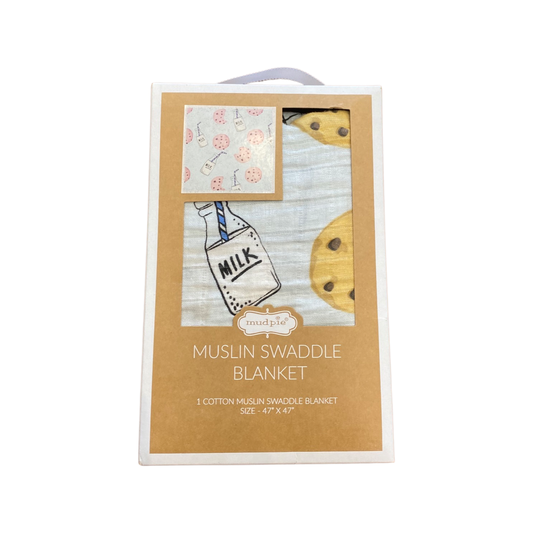 BLUE MILK AND COOKIES SWADDLE
